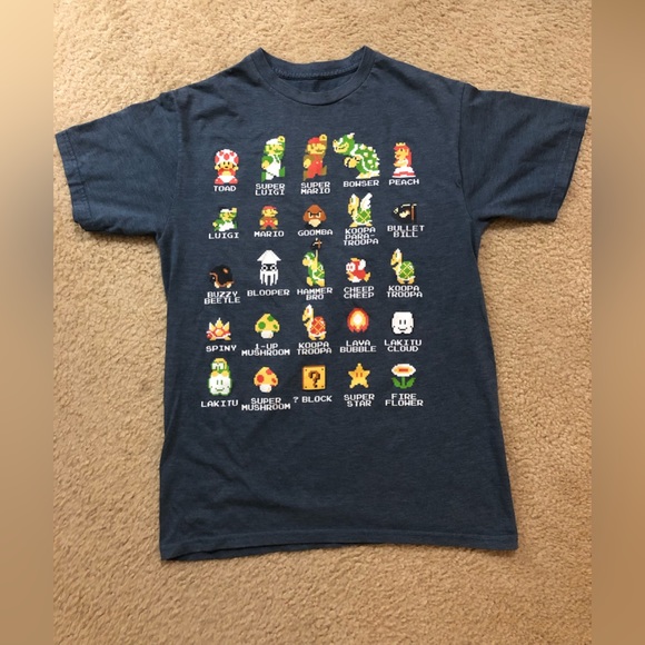 Super Mario Bros T-Shirt (Small) - Picture 1 of 3